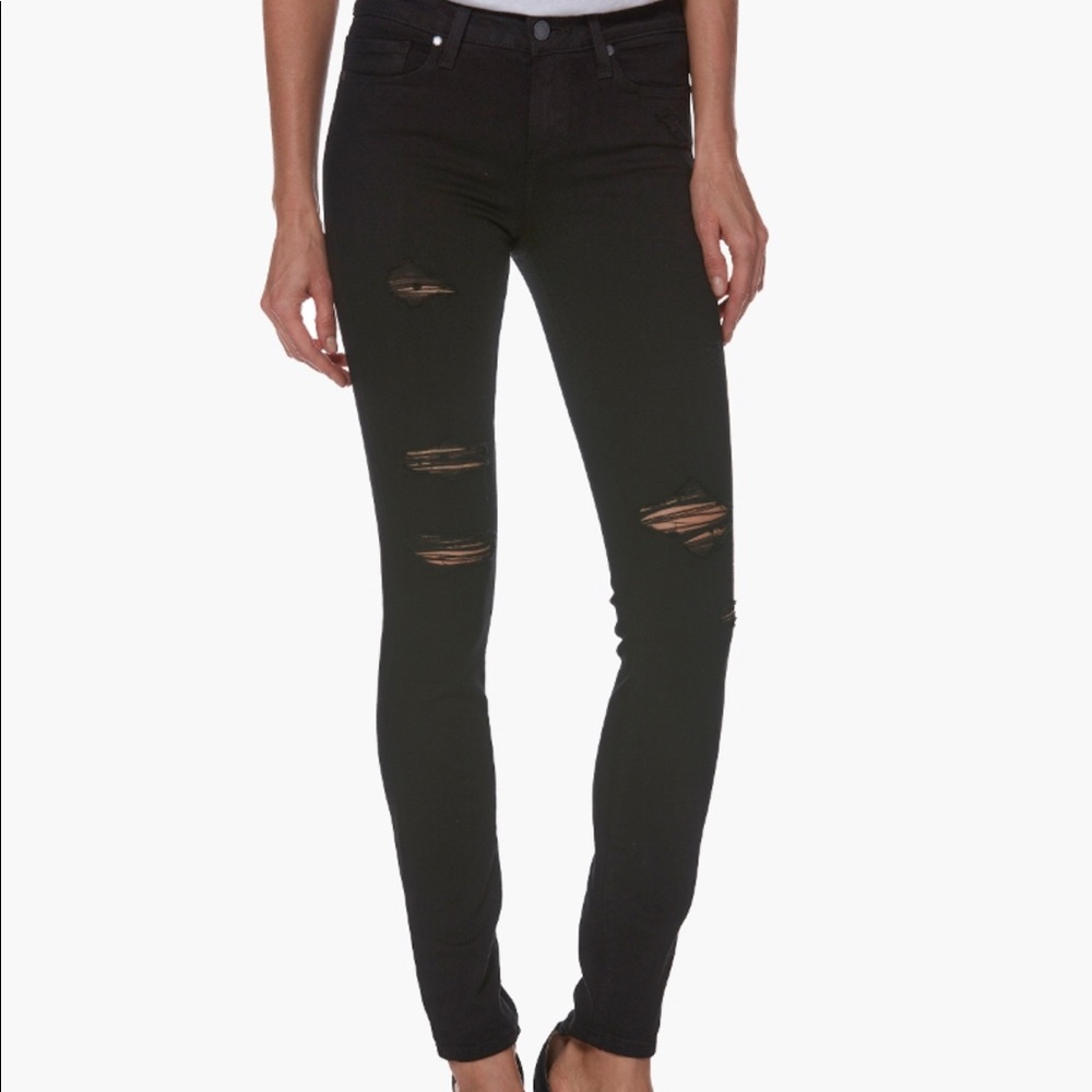 Paige Verdugo Ultra Skinny Ripped Jeans
